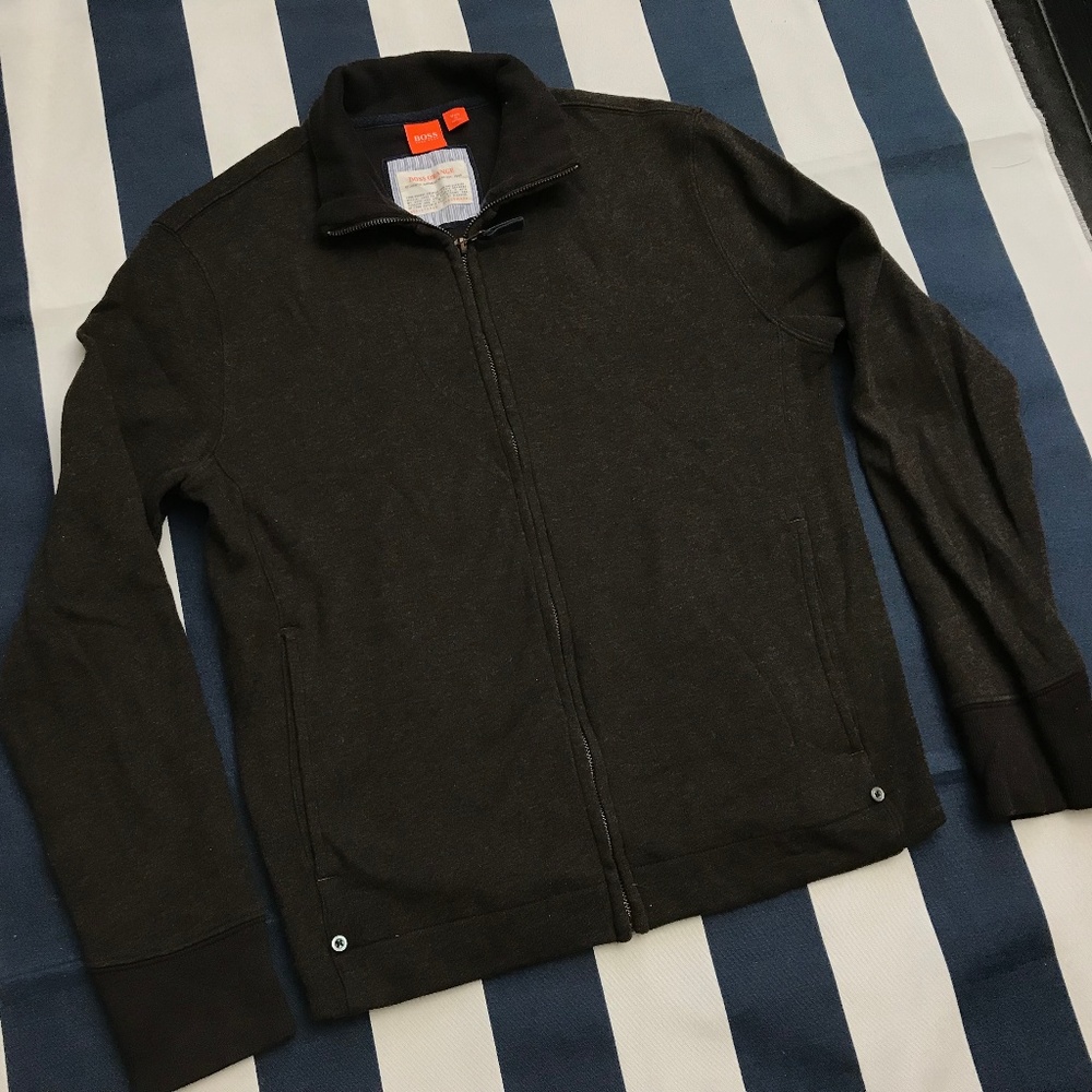 Hugo Boss Orange Long Sleeve Full Zip Jacket